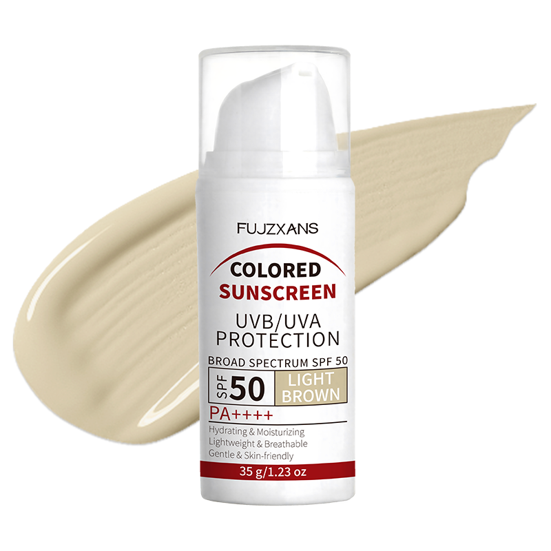 Spf 50 Sunscreen - Creme BB com Cor Marrom Claro
