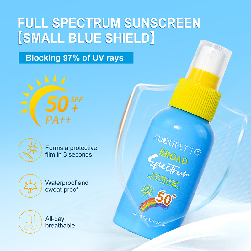 Spf 50 Sunscreen - Protetor solar facial e corporal spray