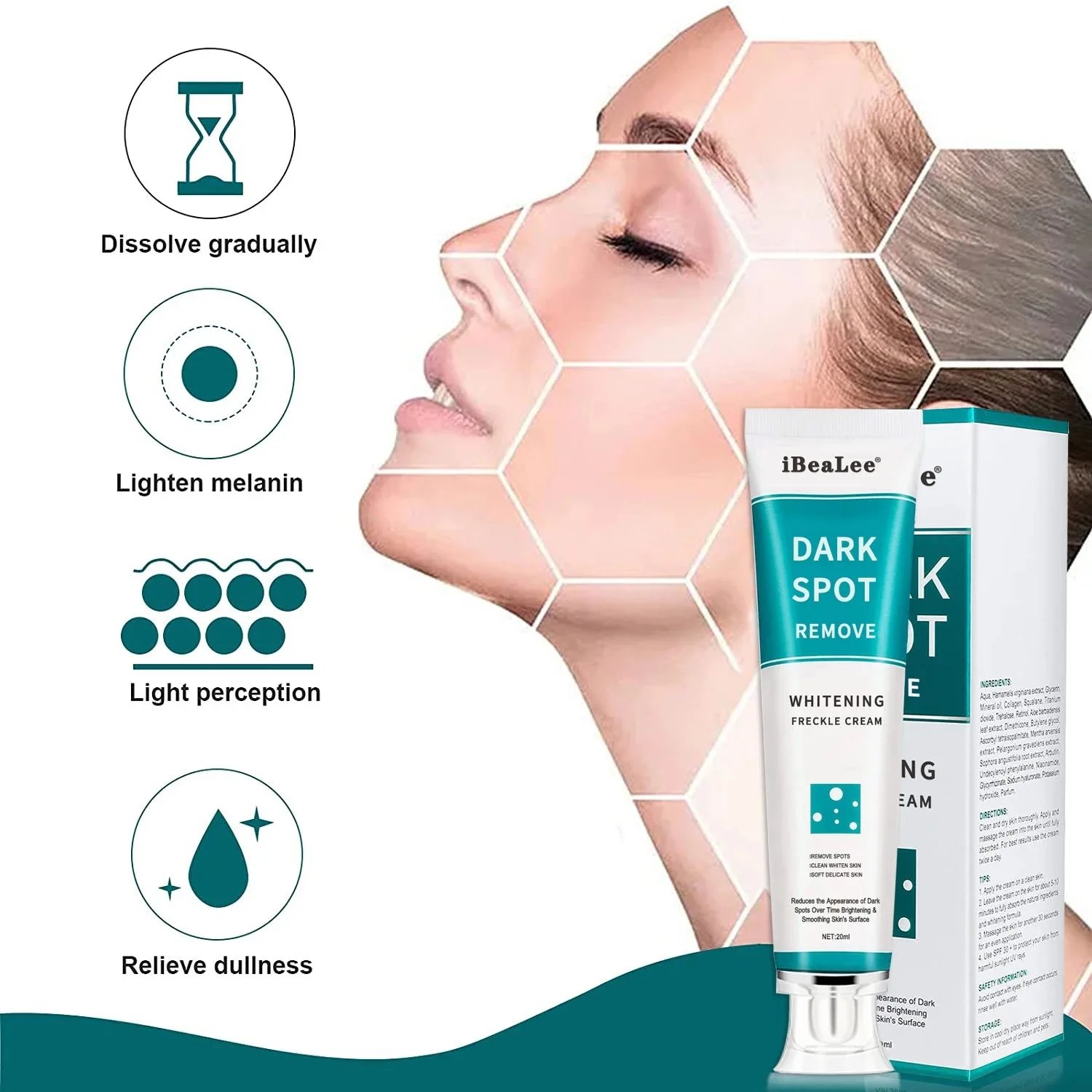 Melasma iluminando creme facia - Niacinamide Brightening Serum avaliação e preço