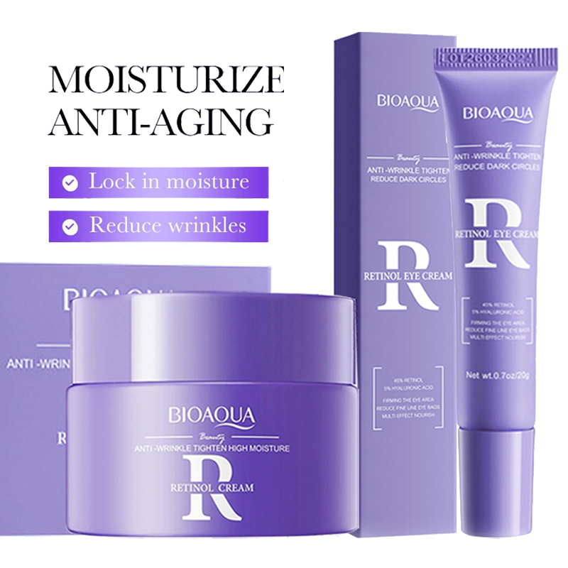 Bioaqua retinol conjuntos de c - Skincare Retinol avaliação e preço