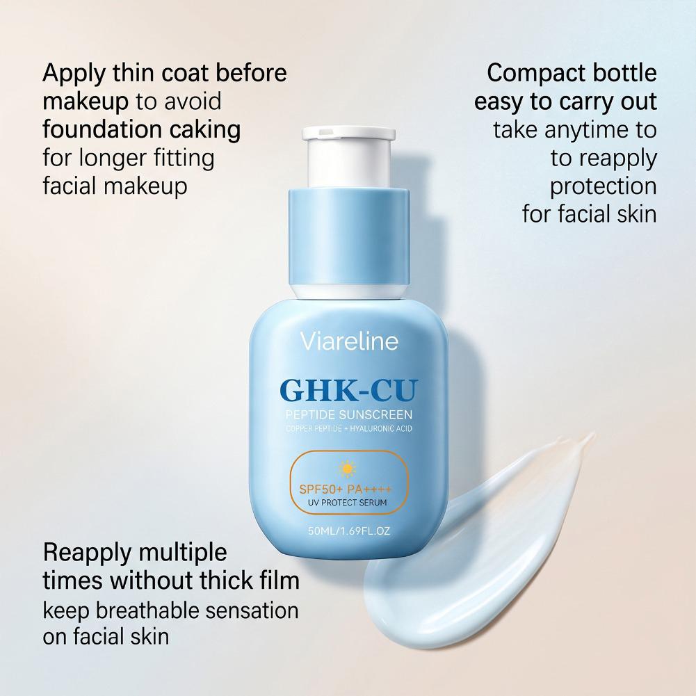 Protetor Solar GHK-Cu Peptide  - Spf 50 Sunscreen avaliação e preço