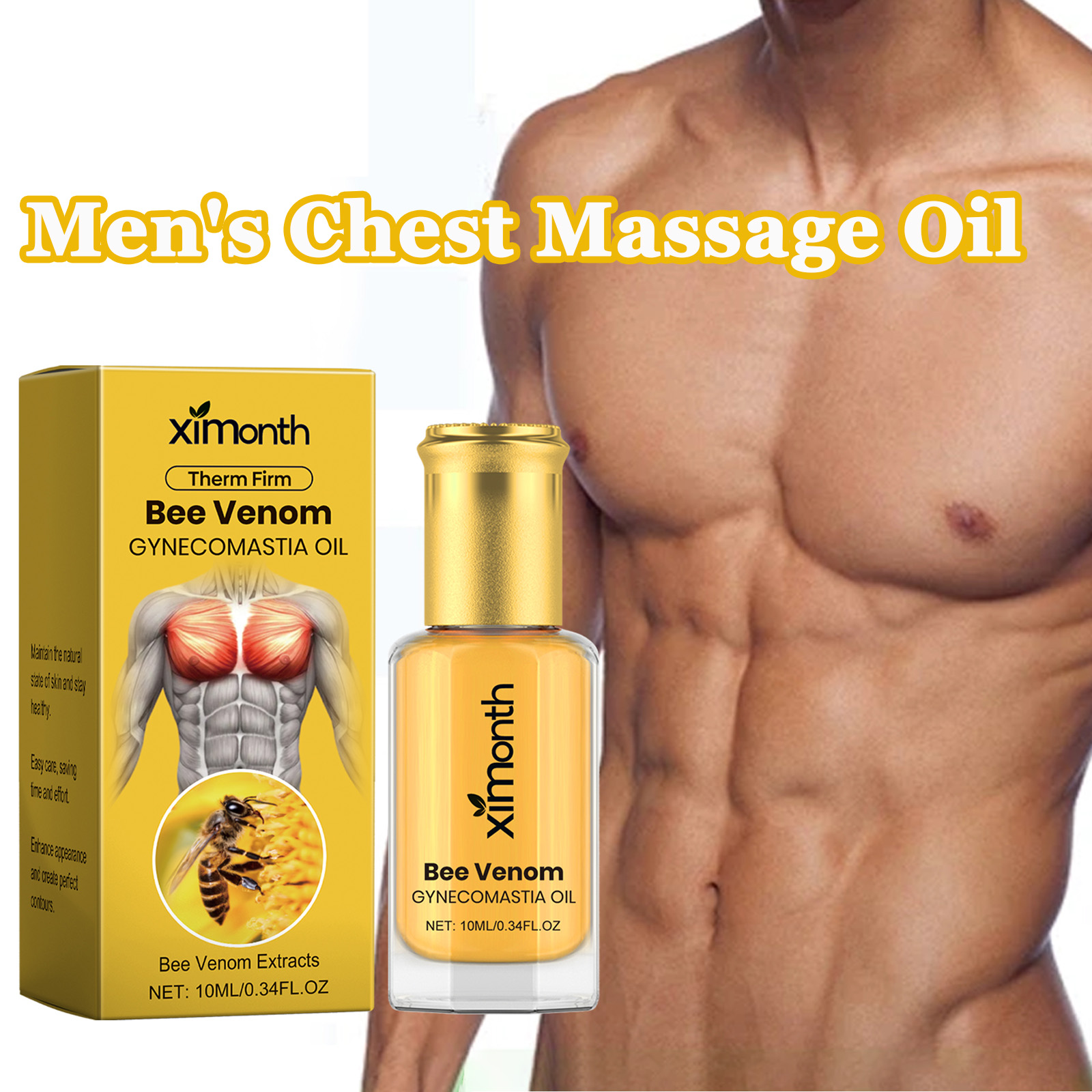 Óleo de massagem no peito masc - Skincare China avaliação e preço
