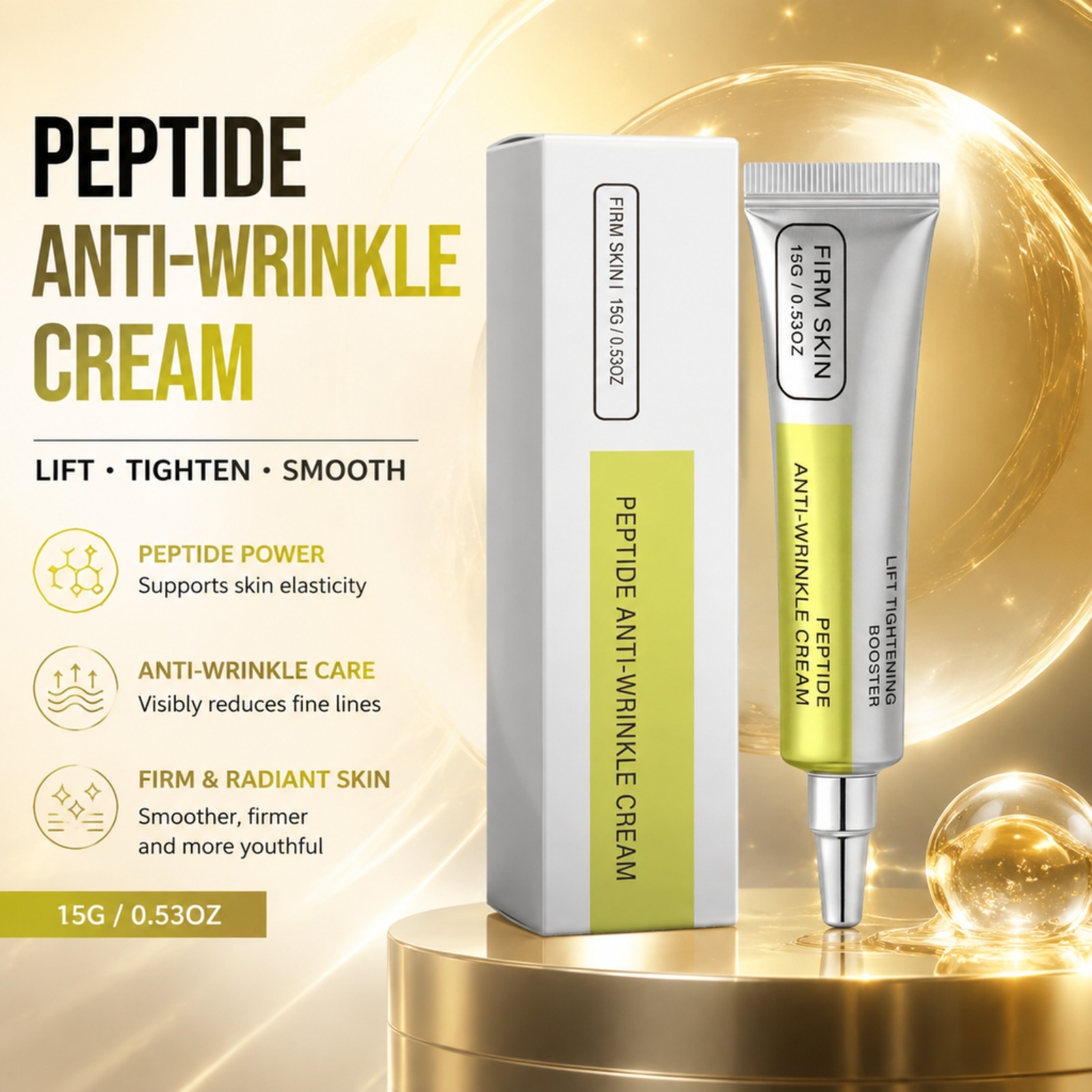 Creme Facial com Retinol e Pep - Skincare Retinol avaliação e preço