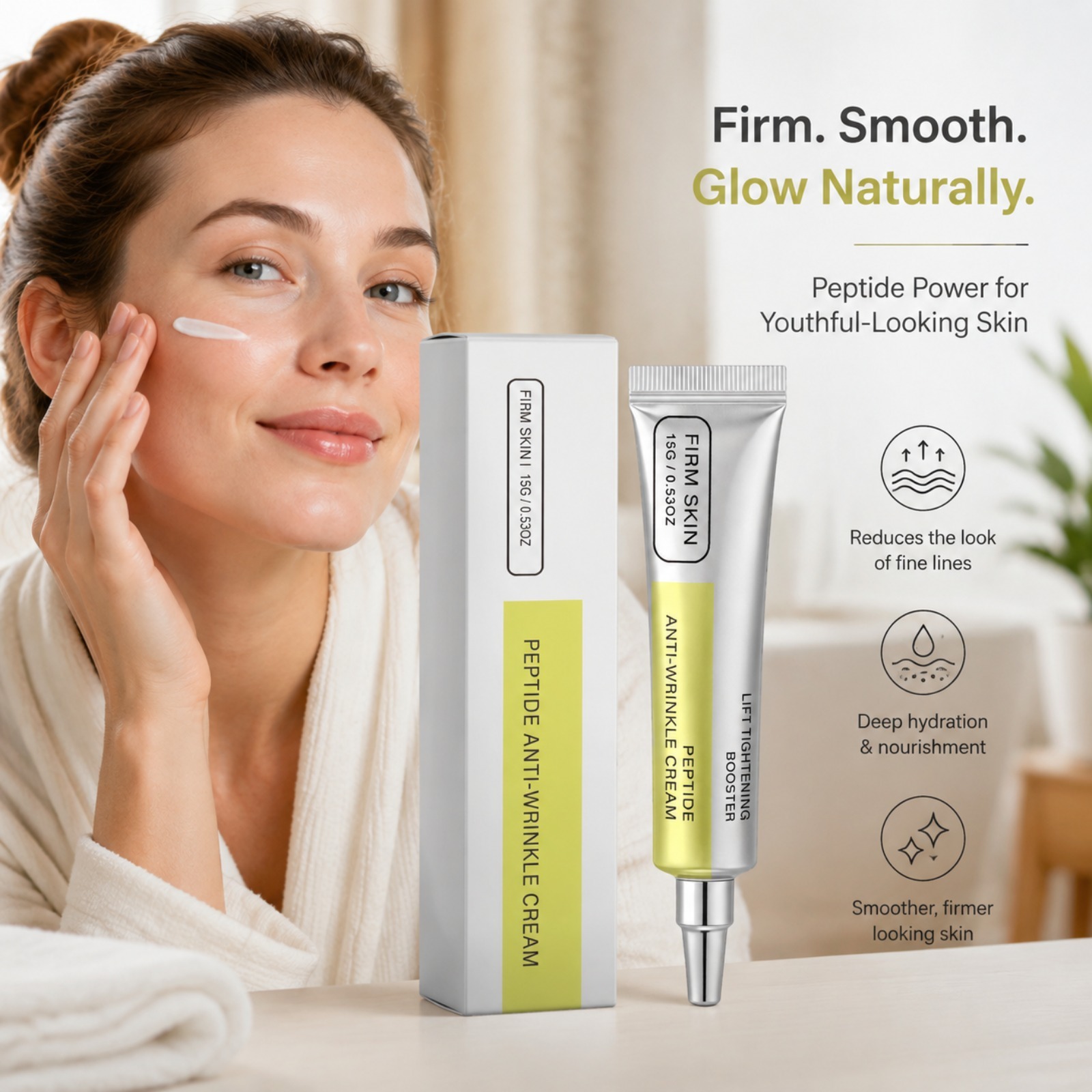Creme Facial com Retinol e Pep - Skincare Retinol avaliação e preço