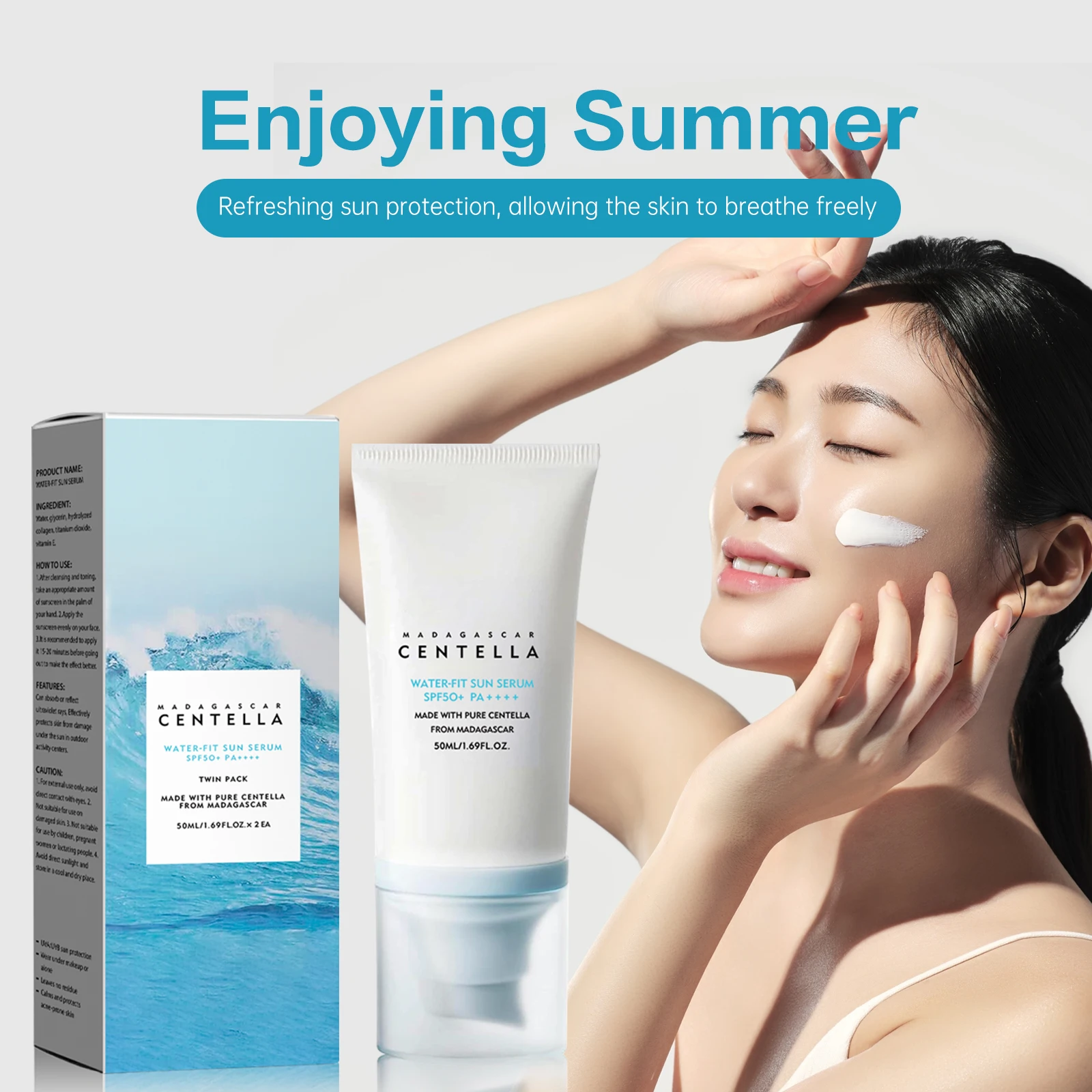 2/1 pçs spf50 + protetor solar - Spf 50 Sunscreen avaliação e preço