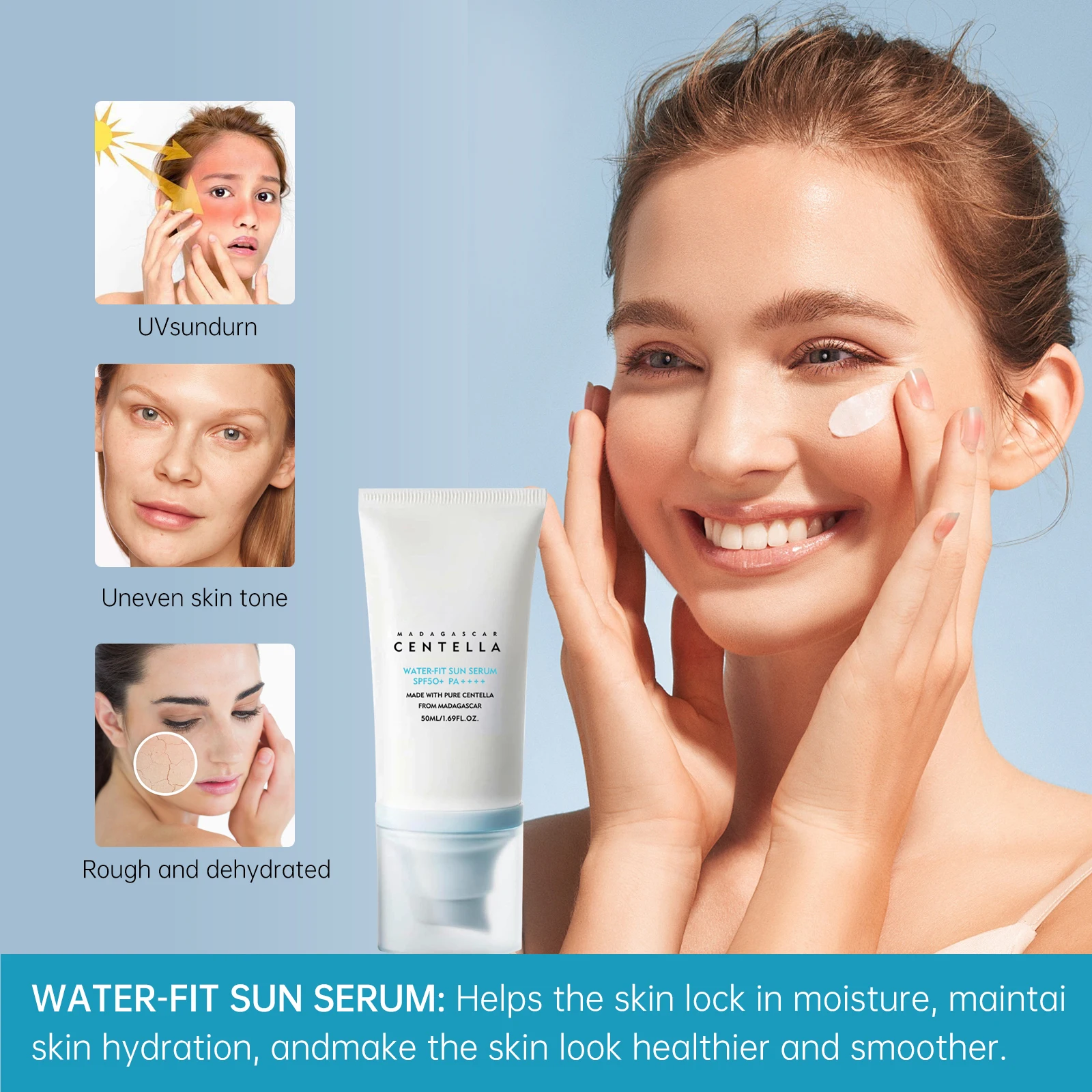 2/1 pçs spf50 + protetor solar - Spf 50 Sunscreen avaliação e preço