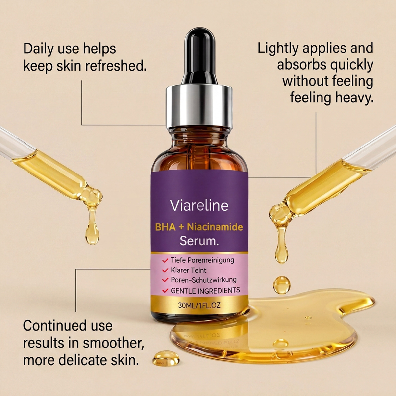 Sérum de Ácido Salicílico e Ni - Niacinamide Brightening Serum avaliação e preço