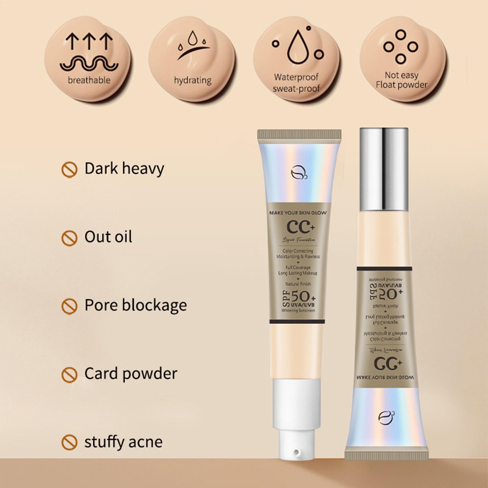 CC Cream Foundation FPS 50 Pro - Spf 50 Sunscreen avaliação e preço
